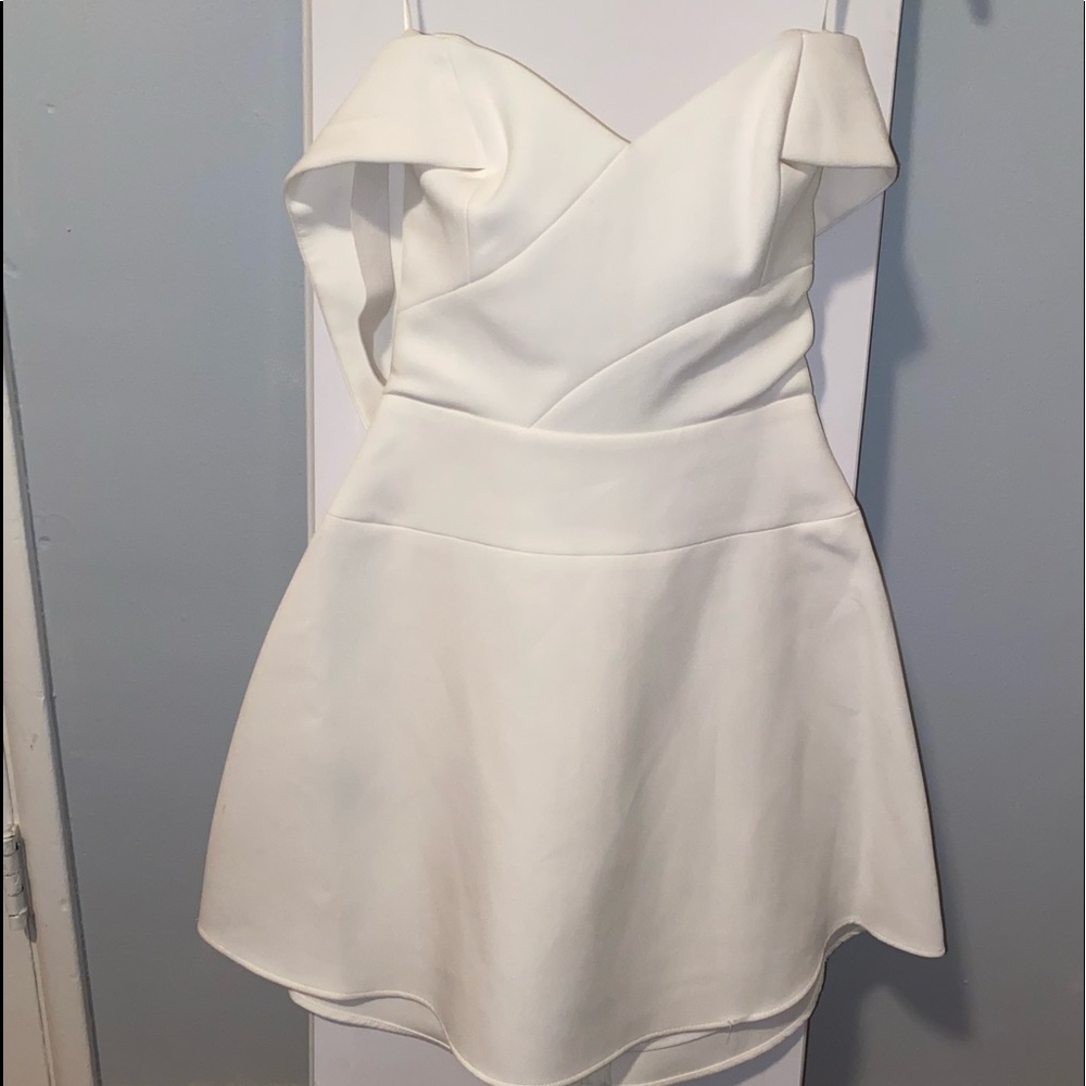 White BCBGmaxazria dress